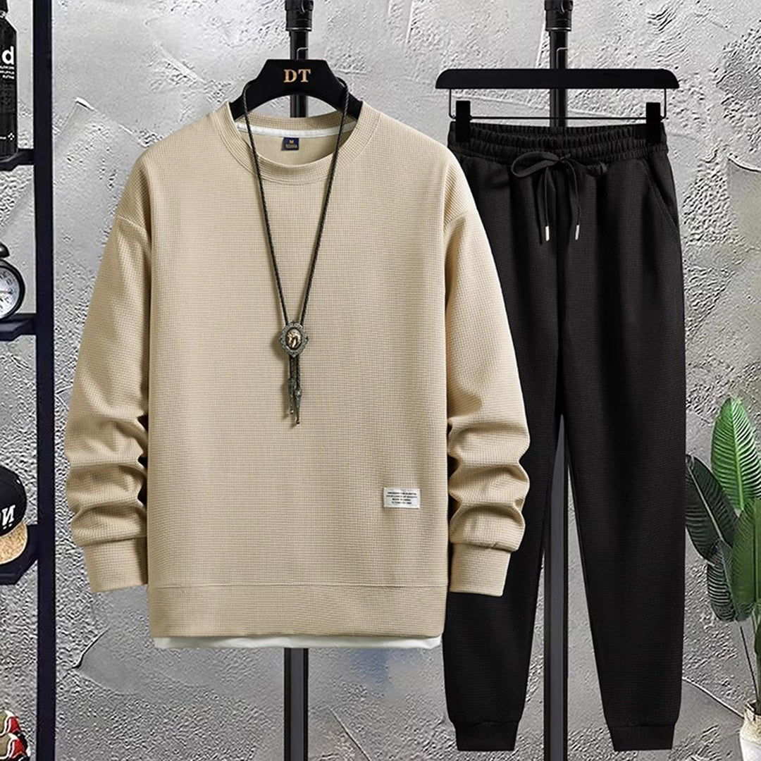 Jogginganzug Herren 2 Teilig | Rundhals Sweatshirt und Hose