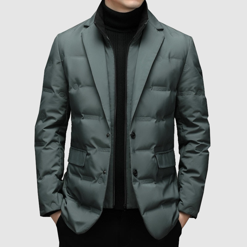 Winterjacke Herren Eleganter Parka | Mit Revers