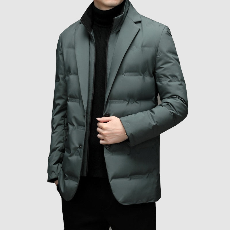 Winterjacke Herren Eleganter Parka | Mit Revers