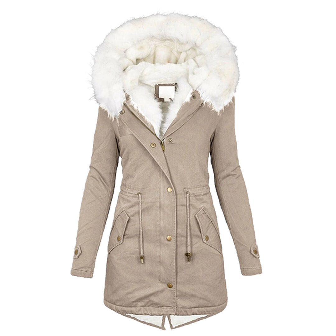 Winterjacke Damen Warmer Wintermantel | Mit Kapuze