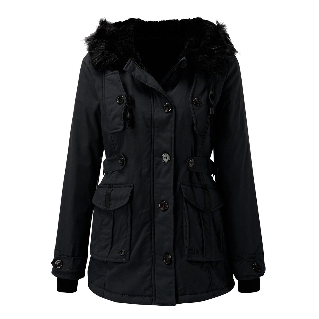 Winterjacke Damen Eleganter Wintermantel | Lang