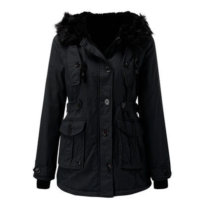 Winterjacke Damen Eleganter Wintermantel | Lang