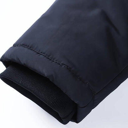 Winterjacke Herren Langer Parka | Mit Abnehmbarer Bontkraag