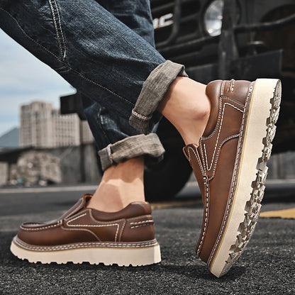 Herren Loafer | Geschlossene Front Ziernähte