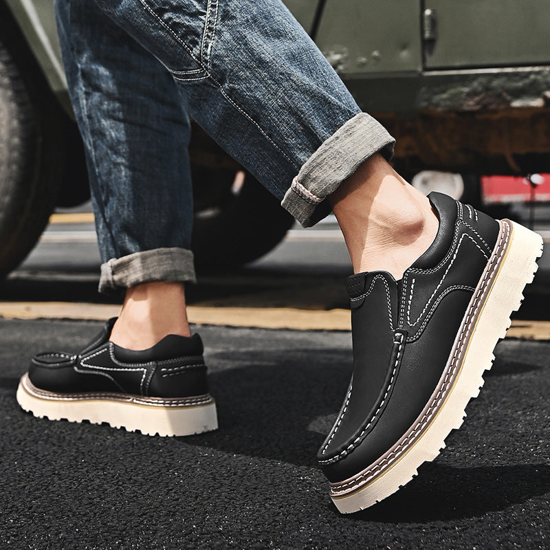 Herren Loafer | Geschlossene Front Ziernähte