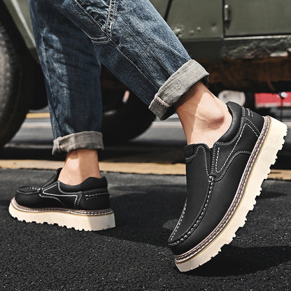 Herren Loafer | Geschlossene Front Ziernähte