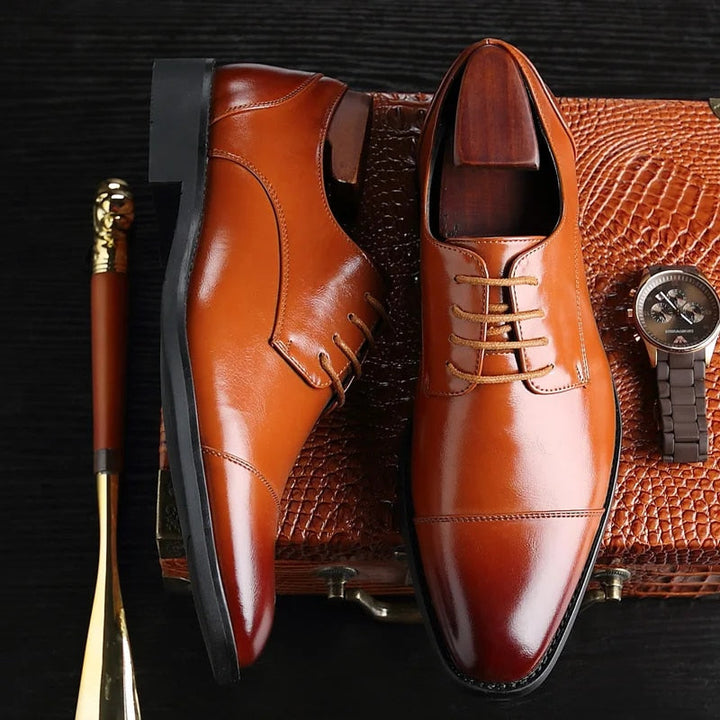 Herrenschuhe | Business Schnürung Kappe