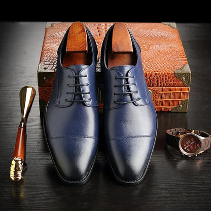 Herrenschuhe | Business Schnürung Kappe
