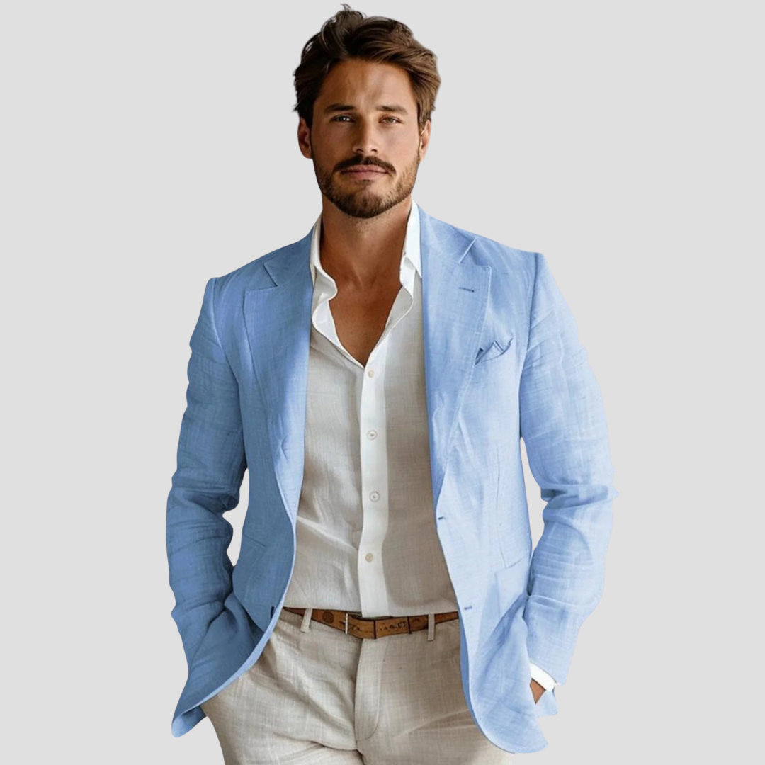 Herren Blazer | Sommer Einreiher Revers