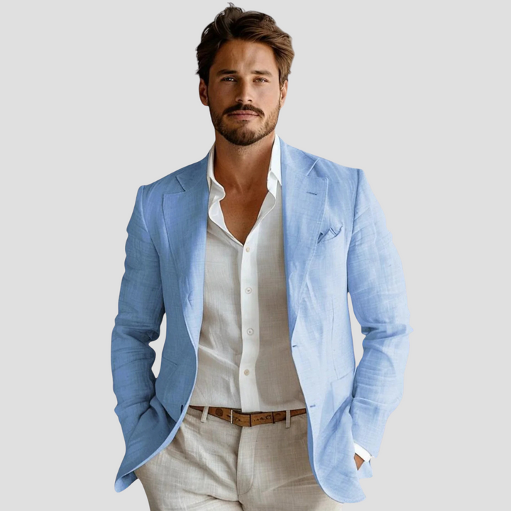 Herren Blazer | Sommer Einreiher Revers