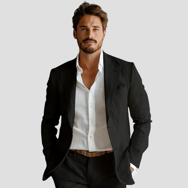 Herren Blazer | Sommer Einreiher Revers