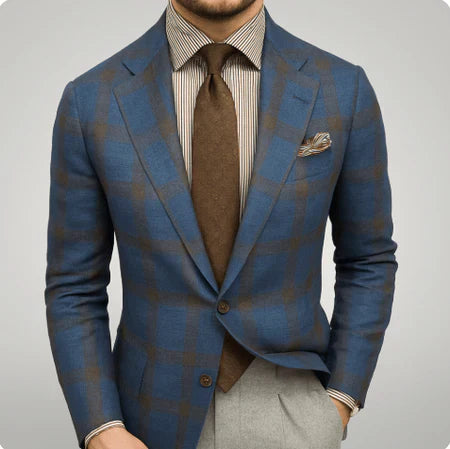 Herren Blazer | Slim Fit Klassisches Revers