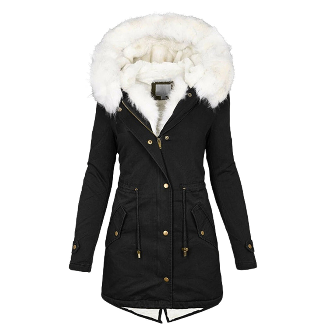 Winterjacke Damen Warmer Wintermantel | Mit Kapuze