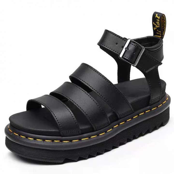 Damen Sandalen | Plateausohle Riemendesign