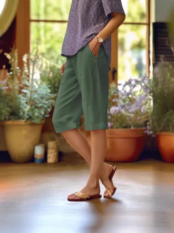 Damen Shorts | Knielang mit Taschen