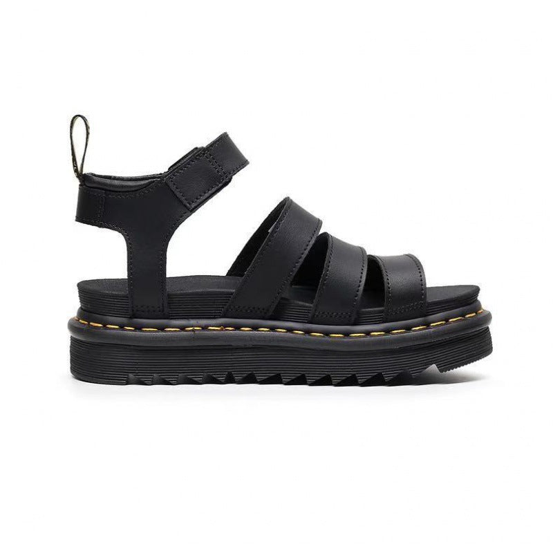 Damen Sandalen | Plateausohle Riemendesign