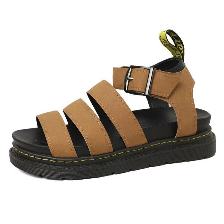 Damen Sandalen | Plateausohle Riemendesign