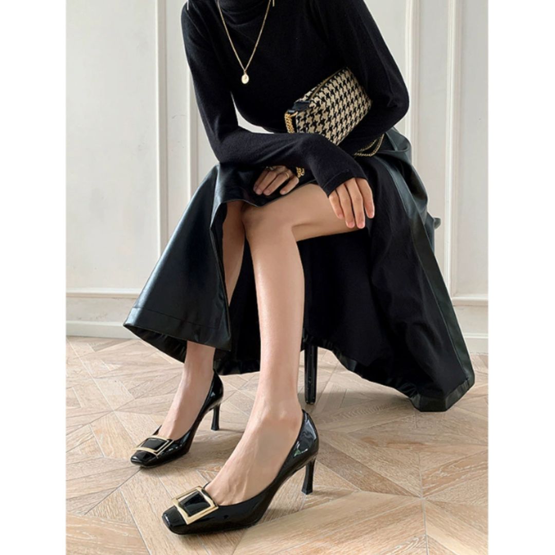 Damen Pumps | Eckige Zehen mit Absatz
