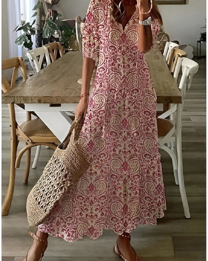 Damen Kleid | Muster Quaste Maxi