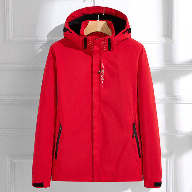 Damen Softshell-Regenjacke mit Kapuze | Winddicht & Leicht