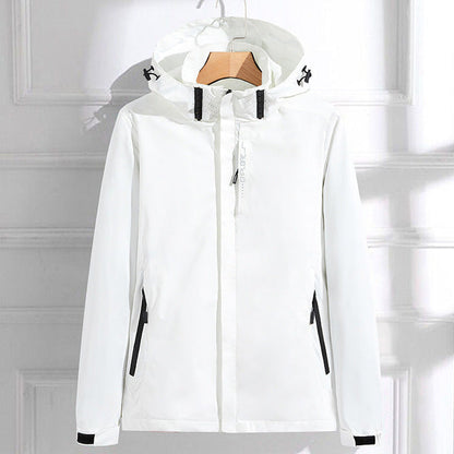 Damen Softshell-Regenjacke mit Kapuze | Winddicht & Leicht