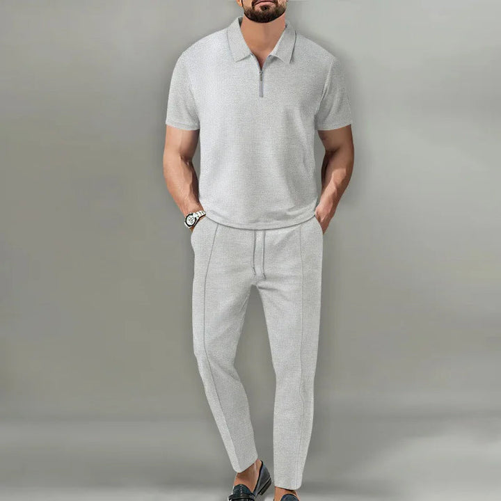 Herren Zweiteiler | Poloshirt Hose Set