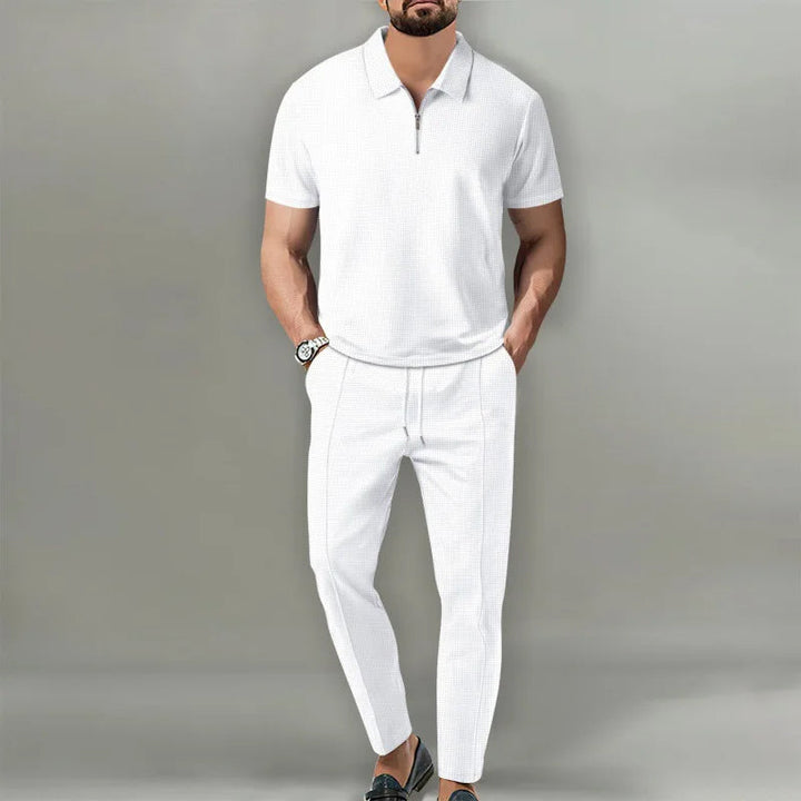 Herren Zweiteiler | Poloshirt Hose Set