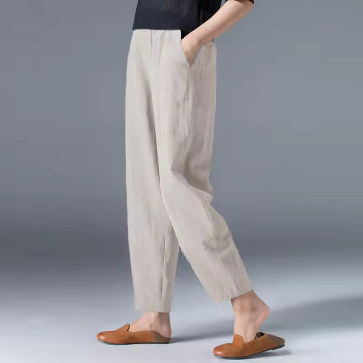 Damen Hosen | Schmal zulaufend mit elastischem Bund