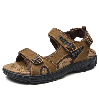 Herren Sandalen | Klettverschluss Profilsohle