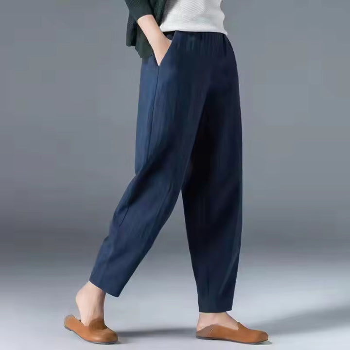 Damen Hosen | Schmal zulaufend mit elastischem Bund