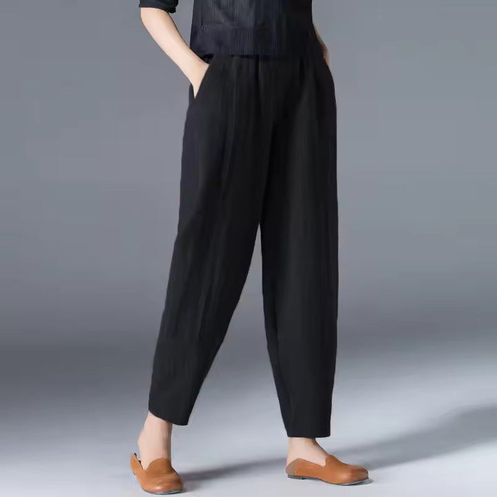 Damen Hosen | Schmal zulaufend mit elastischem Bund