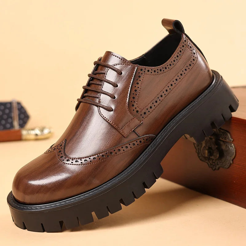 Herrenschuhe | Dekoratives Lochmuster