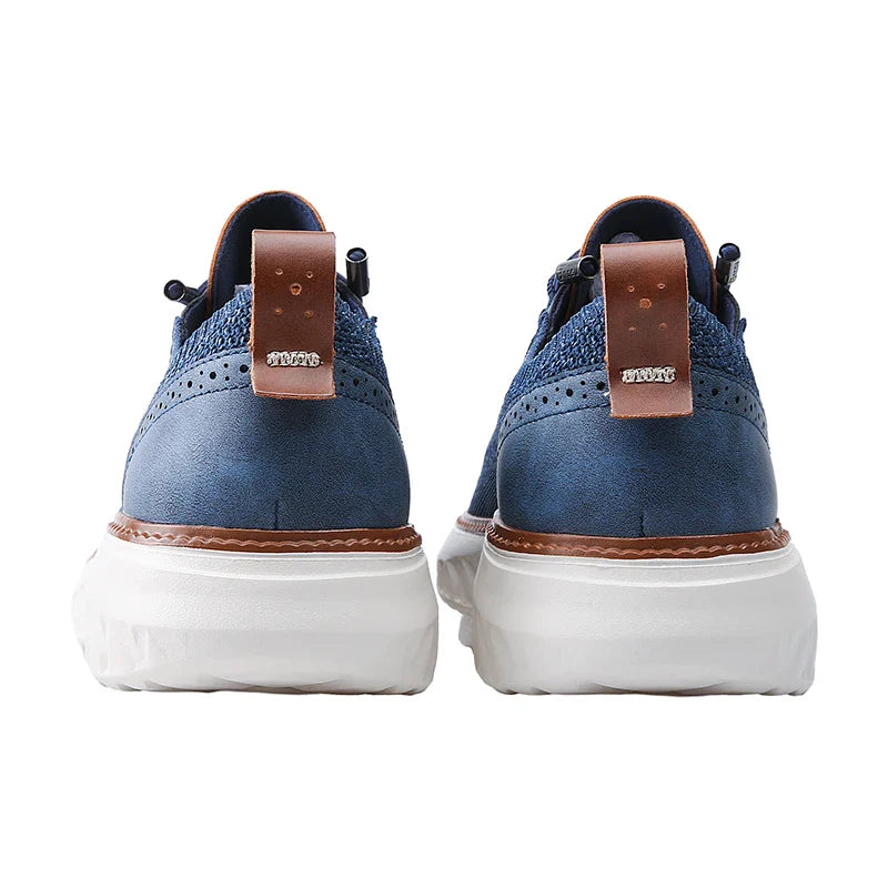 Herren Sneaker | Struktur Strick mit Profilsohle