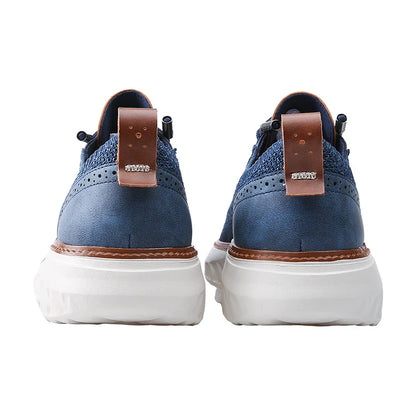 Herren Sneaker | Struktur Strick mit Profilsohle