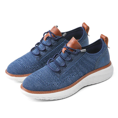 Herren Sneaker | Struktur Strick mit Profilsohle