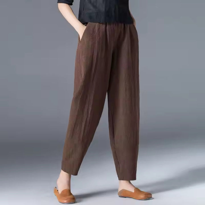 Damen Hosen | Schmal zulaufend mit elastischem Bund