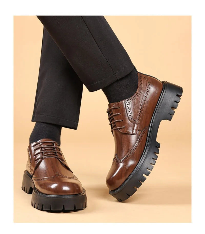 Herrenschuhe | Dekoratives Lochmuster