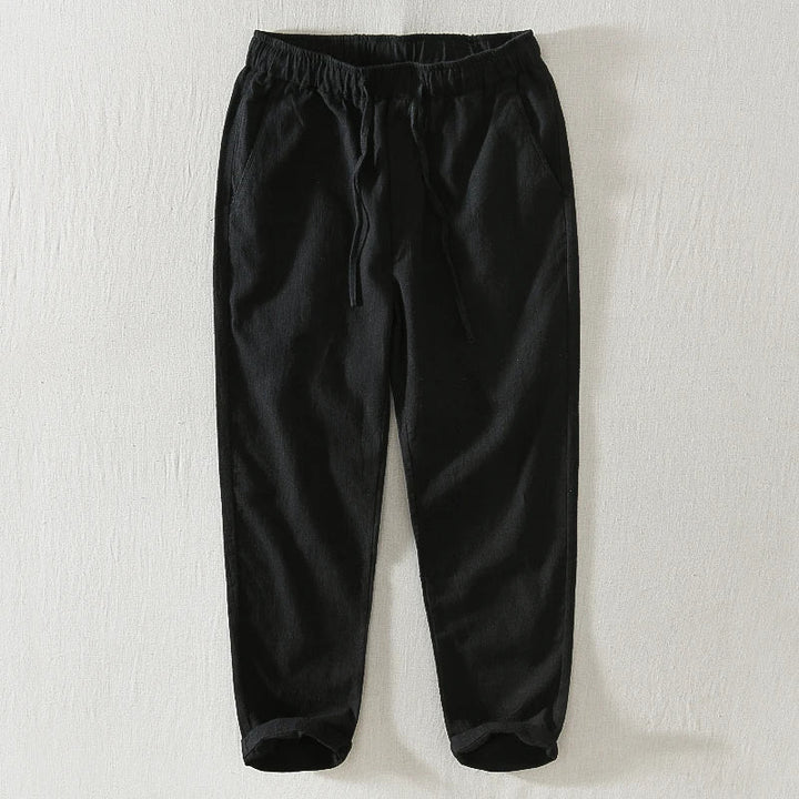 Herrenhose | Elastischer Bund Kordelzug