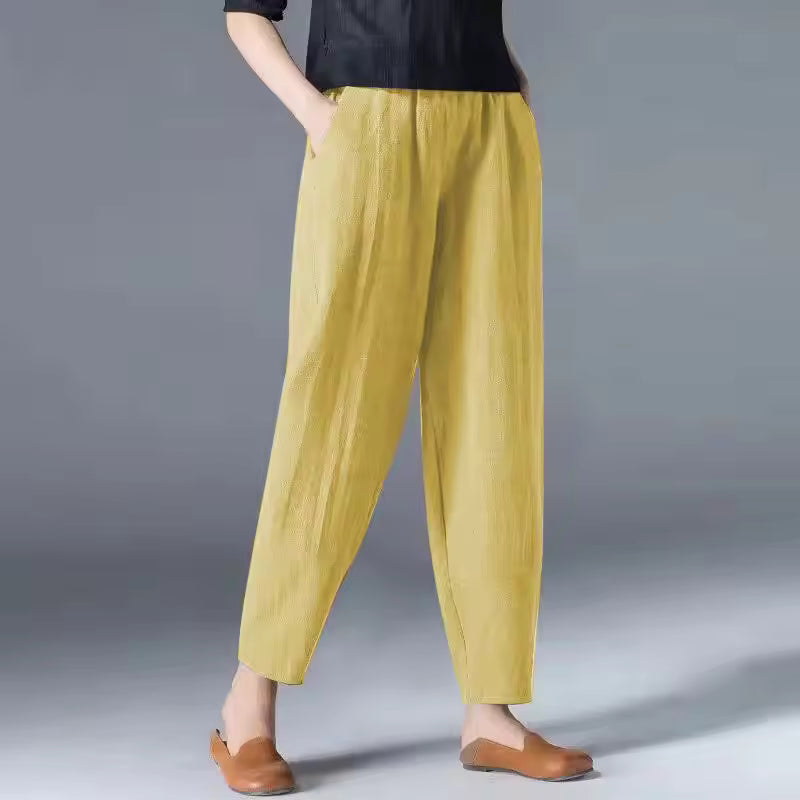 Damen Hosen | Schmal zulaufend mit elastischem Bund