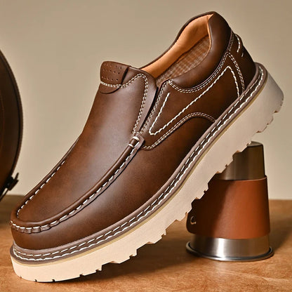 Herren Loafer | Geschlossene Front Ziernähte