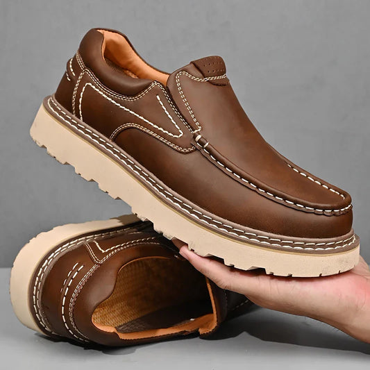 Herren Loafer | Geschlossene Front Ziernähte