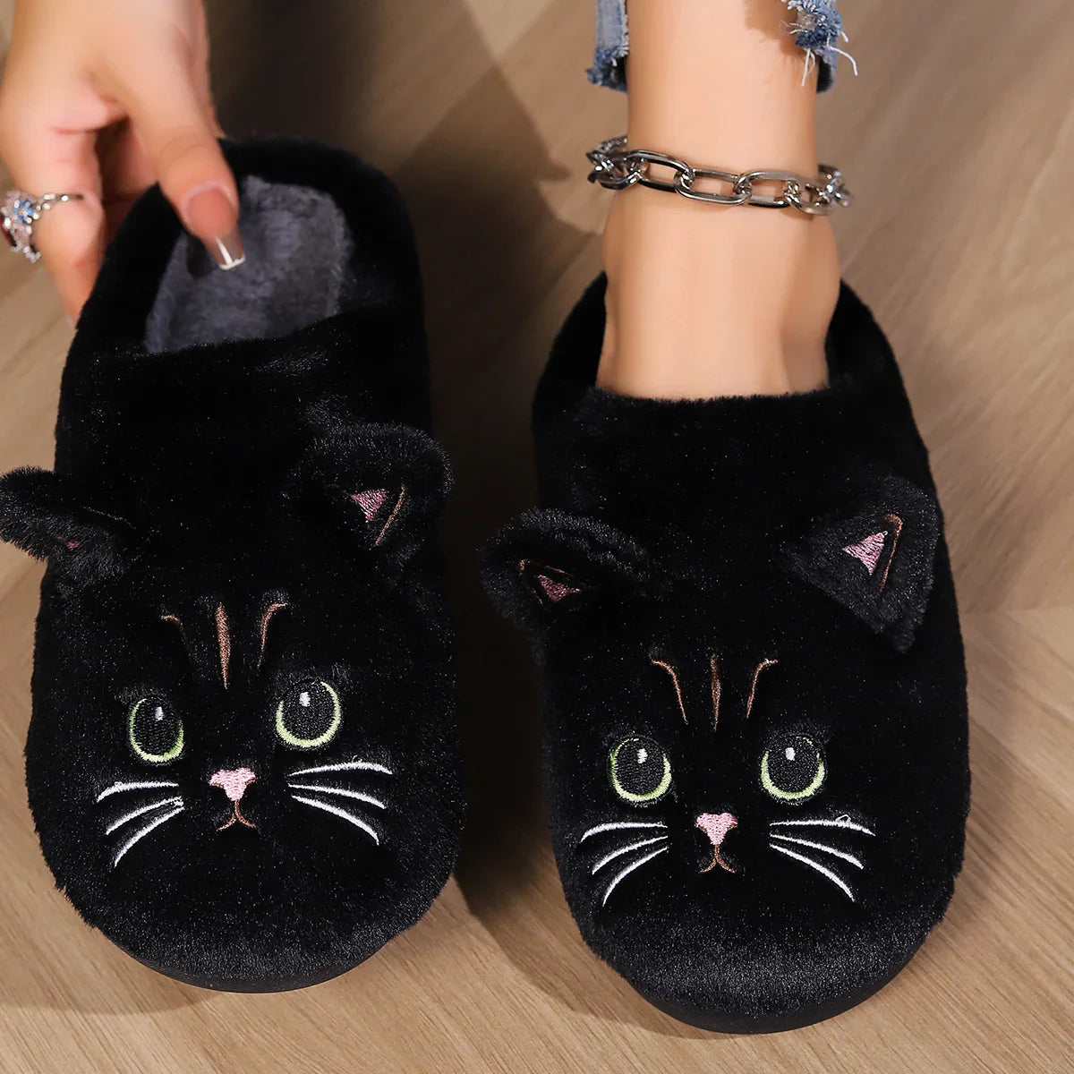 Hausschuhe Damen Katzendesign | Für Gemütliche Tage Zu Hause