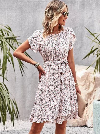 Damen Kleid | Kurzarm Sommer Design