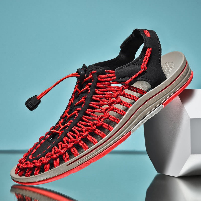 Herrenschuhe | Sommer Flechtdesign