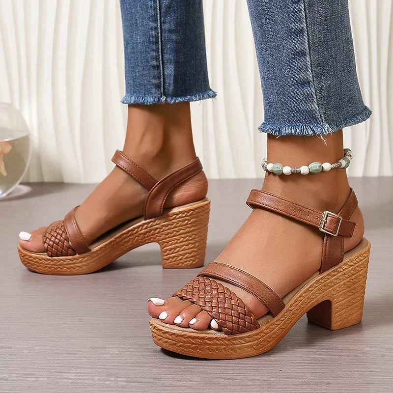 Damen Sandalen | Absatz Blocksohle
