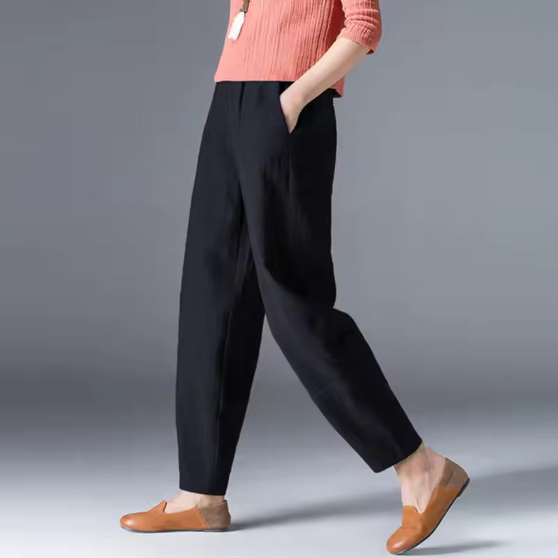 Damen Hosen | Schmal zulaufend mit elastischem Bund