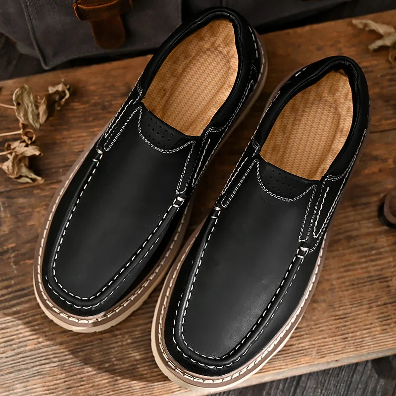 Herren Loafer | Geschlossene Front Ziernähte