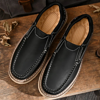 Herren Loafer | Geschlossene Front Ziernähte