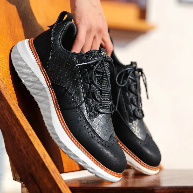 Herren Sneaker | Struktur Design Schnürung