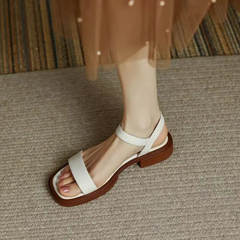 Damen Sandalen | Riemen mit Knöchelverschluss